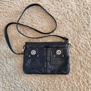 Marc Jacobs Black Leather Crossbody Bag